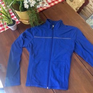 Be Inspired blue jacket workout active wear
